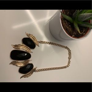 Black & gold necklace